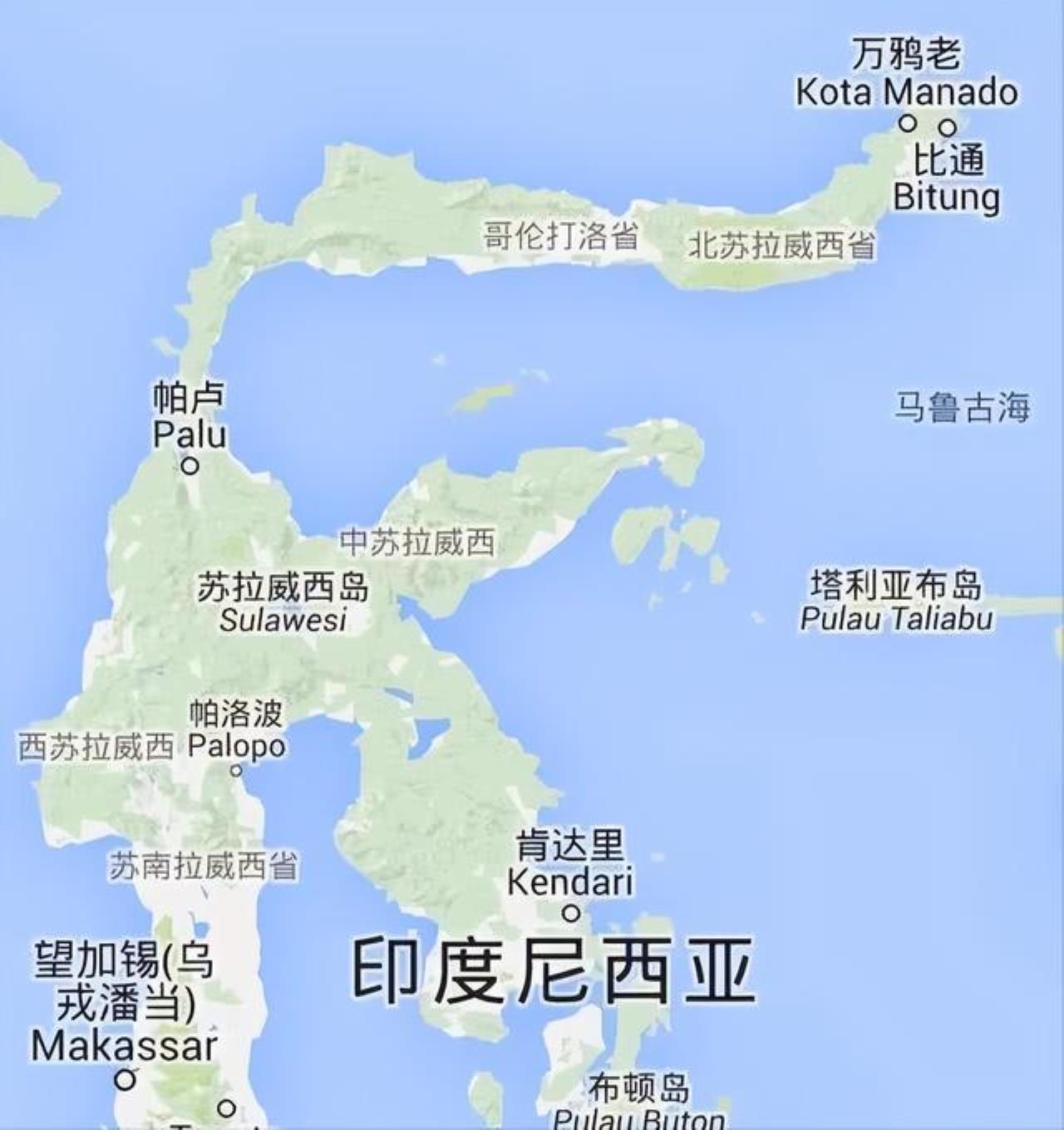 印尼地围(印尼地图中文版)